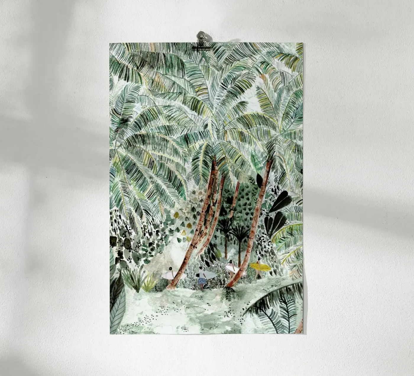 Jungle Surf poster da Isabelle Vandeplassche