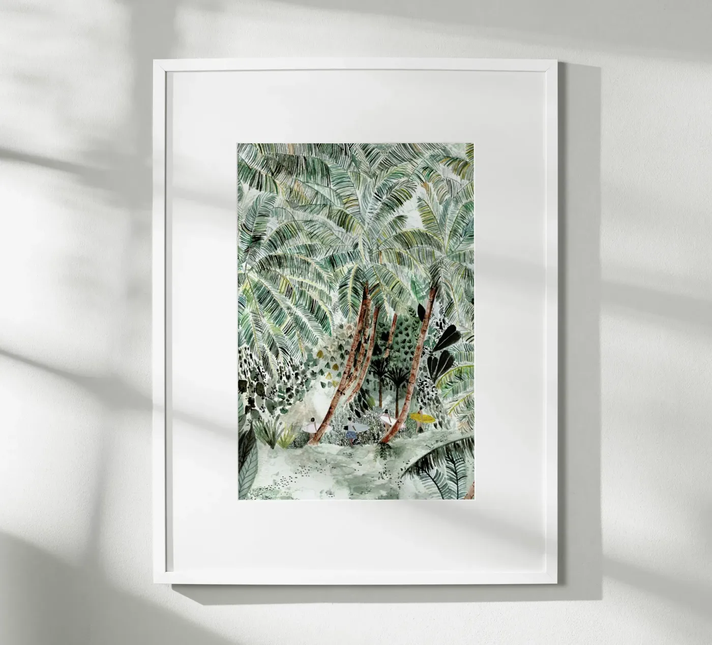 Jungle Surf poster da Isabelle Vandeplassche