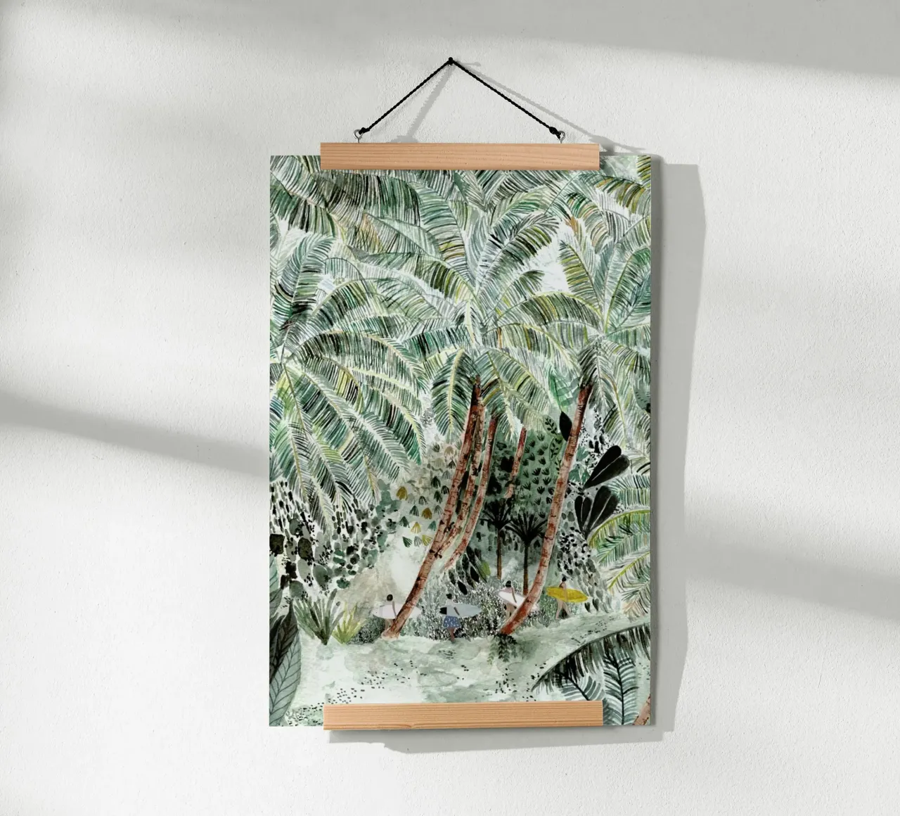 Jungle Surf poster da Isabelle Vandeplassche