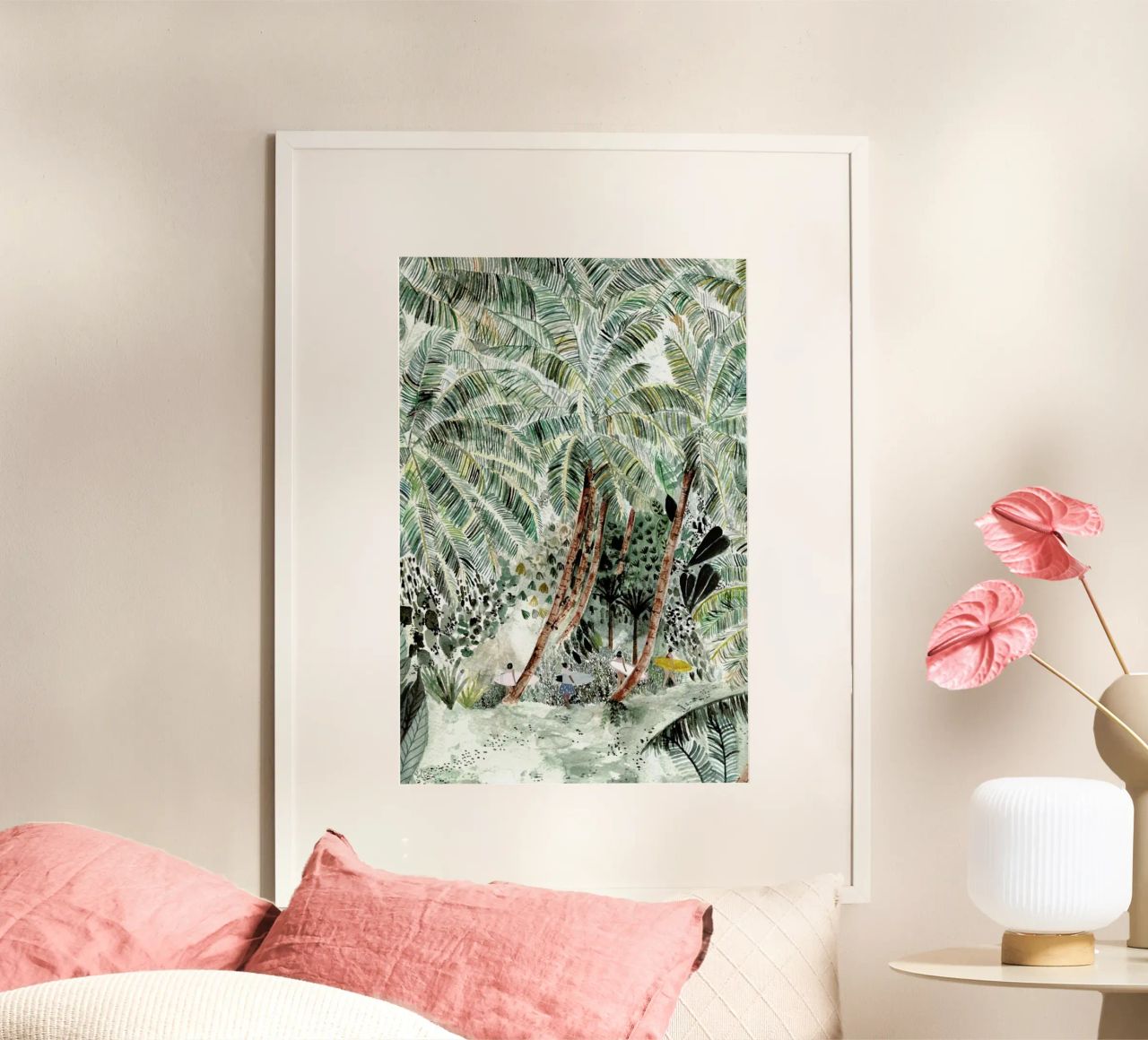 Jungle Surf poster by Isabelle Vandeplassche
