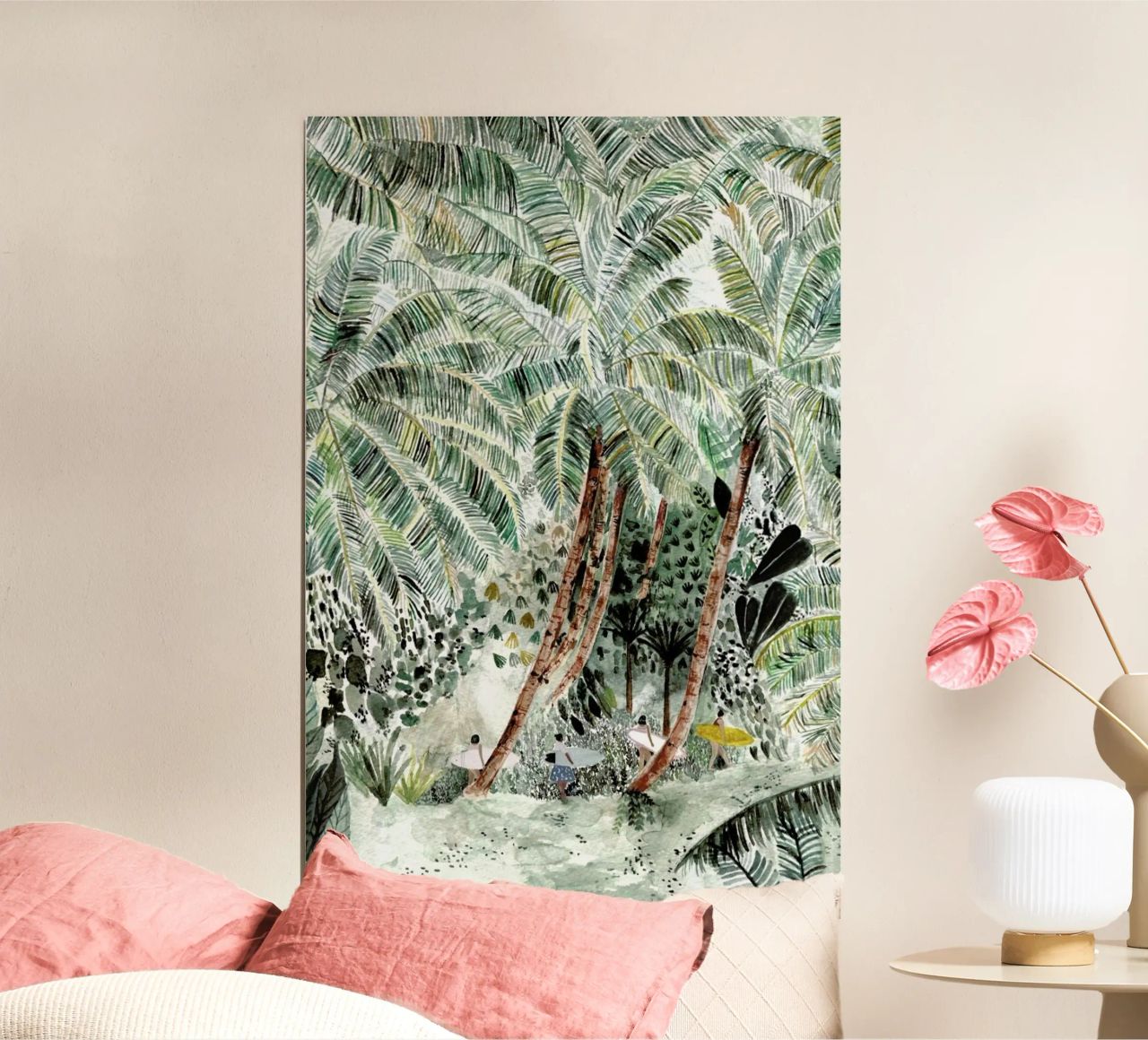 Jungle Surf poster by Isabelle Vandeplassche