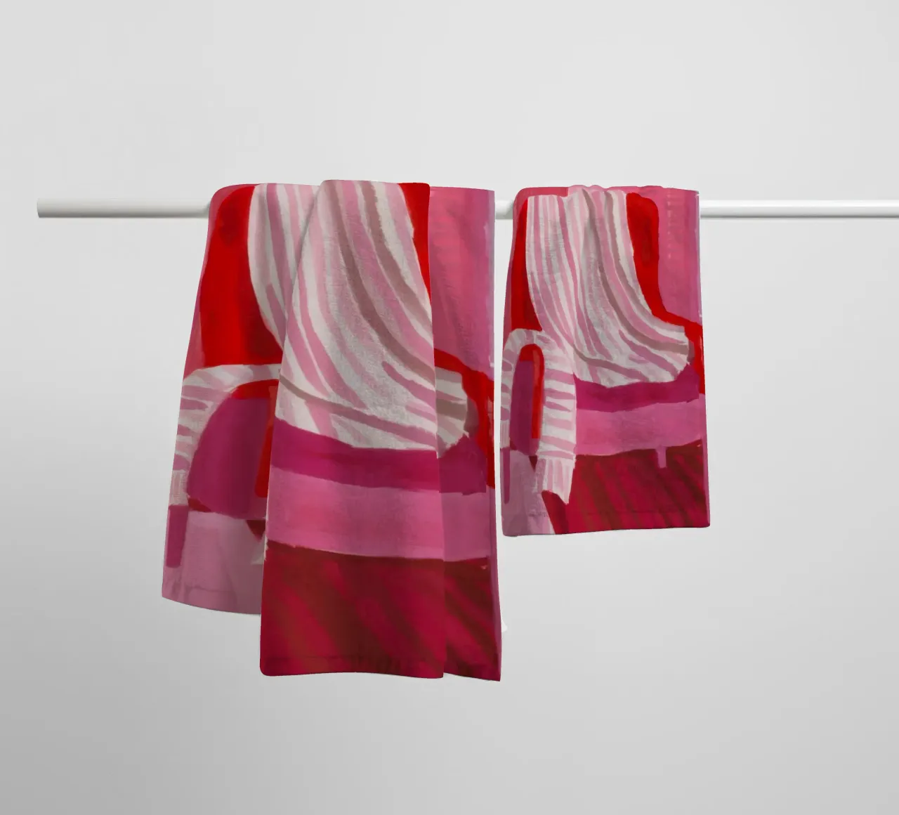 Poltrona rossa riposa asciugamano da bagno da Marigold Tiga