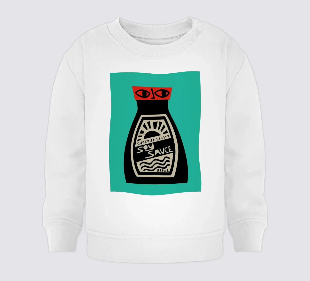 Salsa di soia felpa neonato da Fox & Velvet