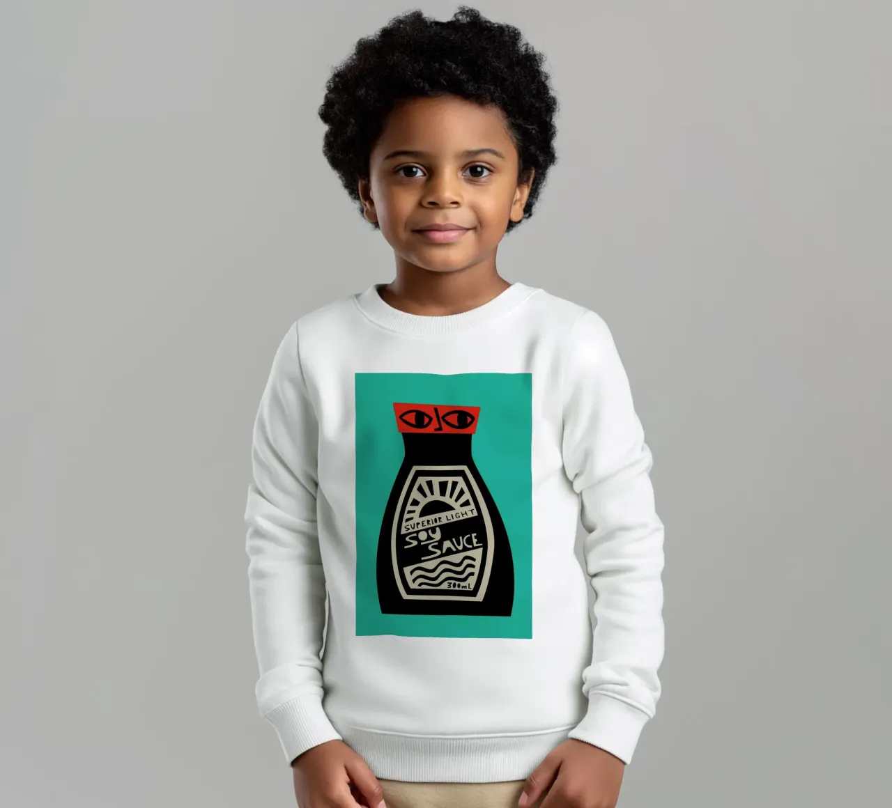 Salsa di soia felpa bambino da Fox & Velvet