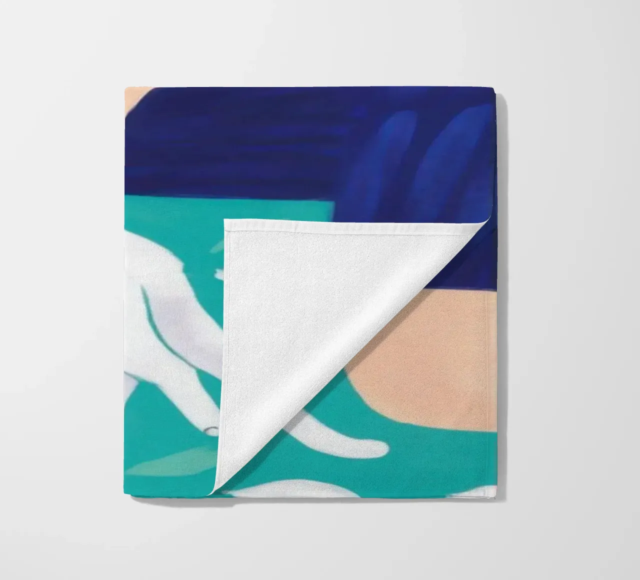 Feline Bed Repose beach towel by Marigold Tiga