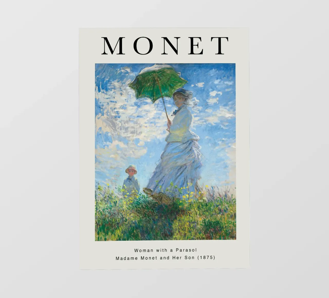 Woman with a Parasol | Claude Monet telo in pvc da yossy