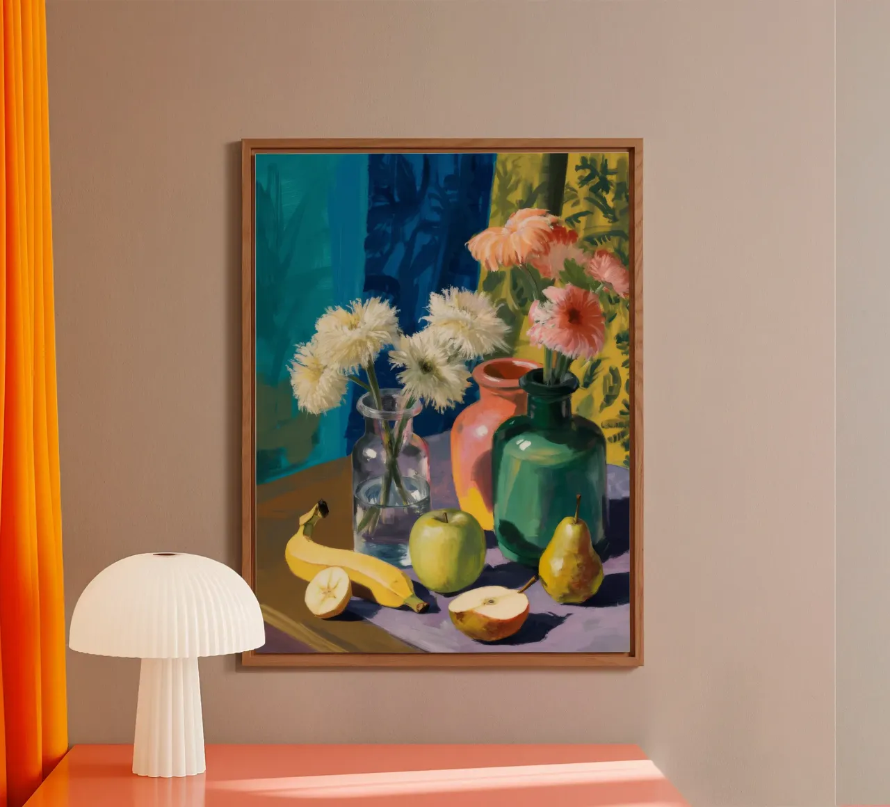 Medley di frutta e fiori alluminio dibond da Stone Decade