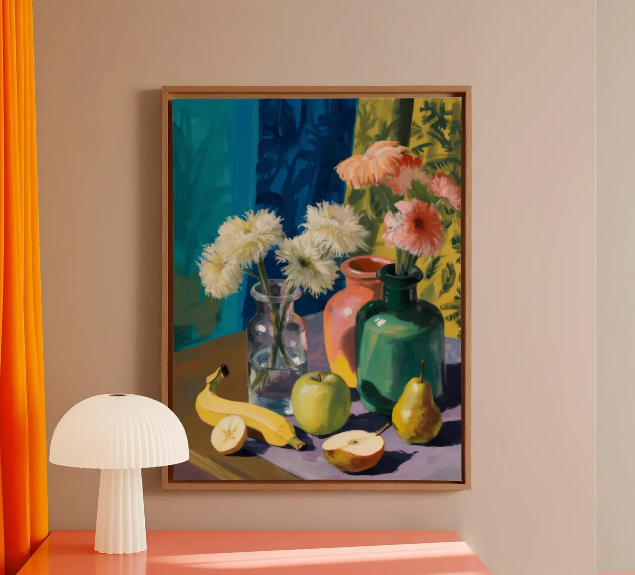 Medley di frutta e fiori tela con Cornice a cassetta da Stone Decade