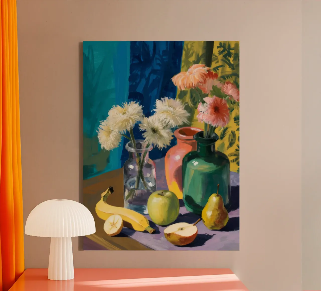 Medley di frutta e fiori tela con Cornice a cassetta da Stone Decade