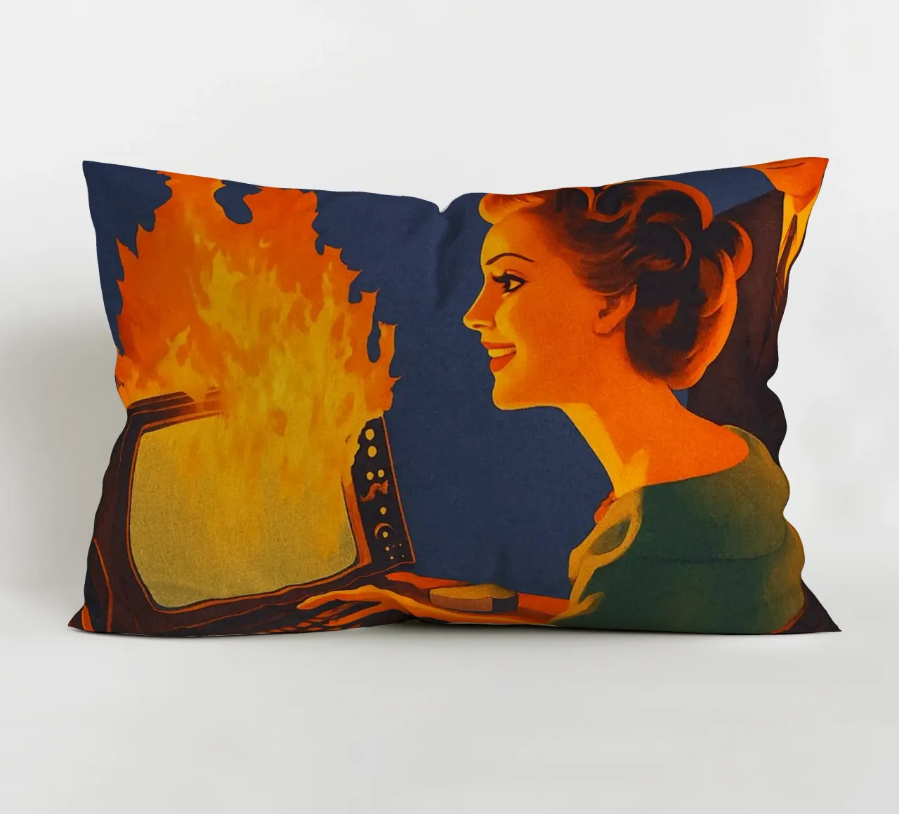 Divertente Retro Computer IT Tech Support cuscino da oneroad