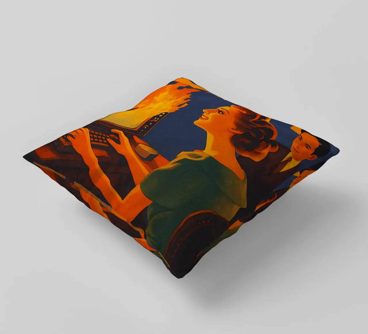 Divertente Retro Computer IT Tech Support cuscino da oneroad