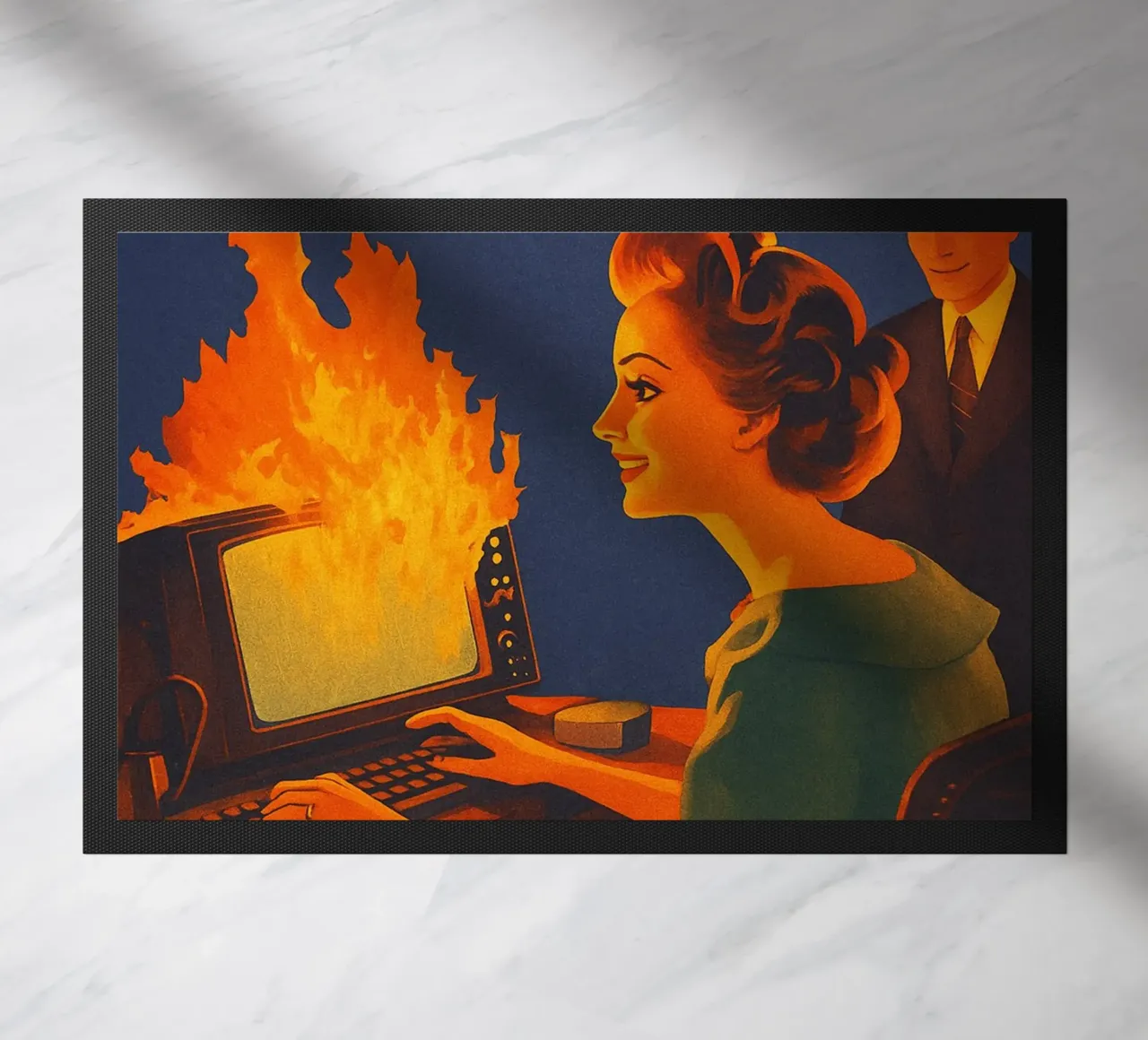 Divertente Retro Computer IT Tech Support zerbino da oneroad