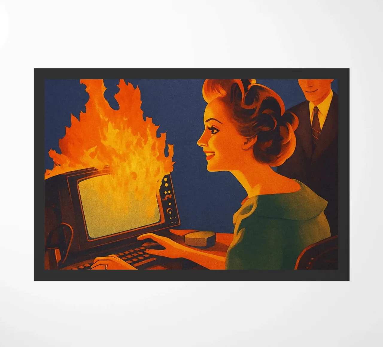 Divertente Retro Computer IT Tech Support zerbino da oneroad