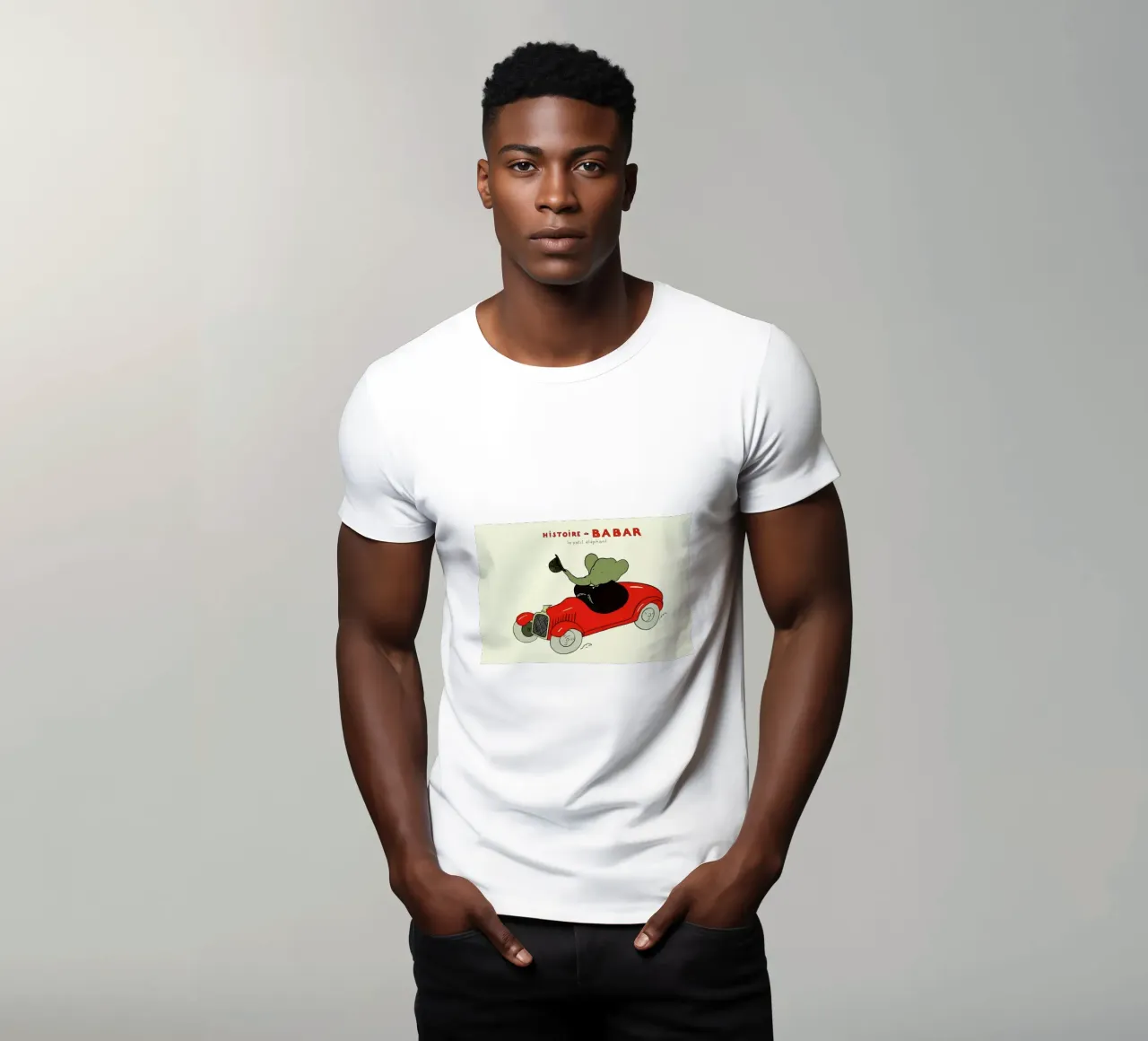 Babar's Car t-shirt da Little Flourishes