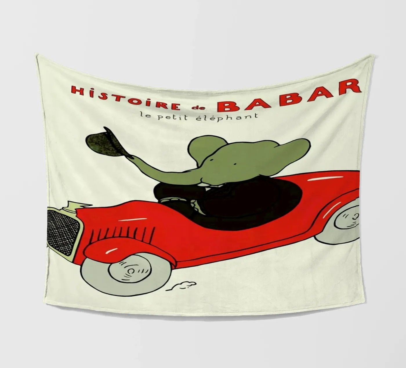 Babar's Car Fleecedecke von Little Flourishes