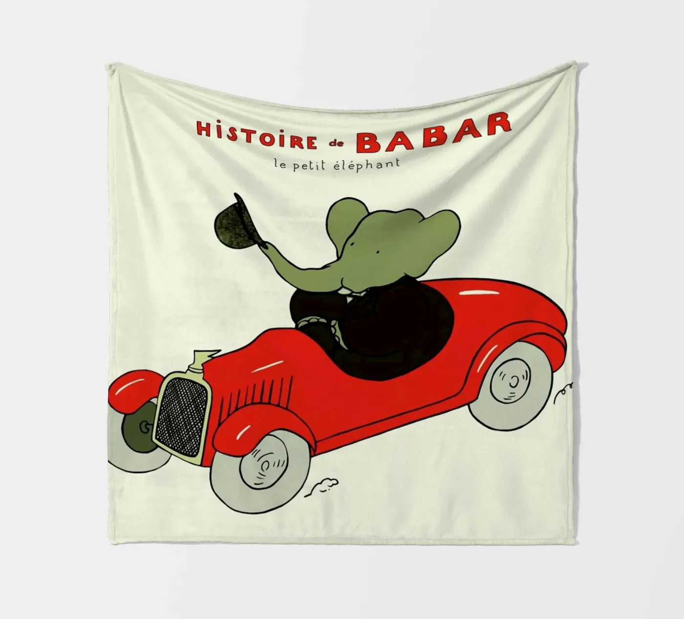 Babar's Car Fleecedecke von Little Flourishes