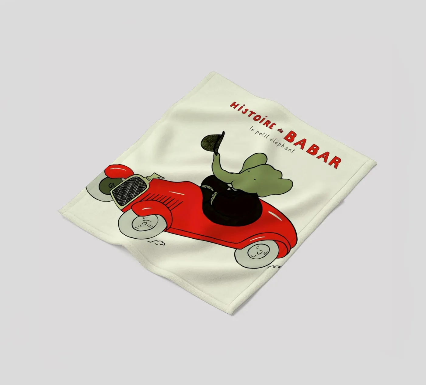 Babar's Car Fleecedecke von Little Flourishes