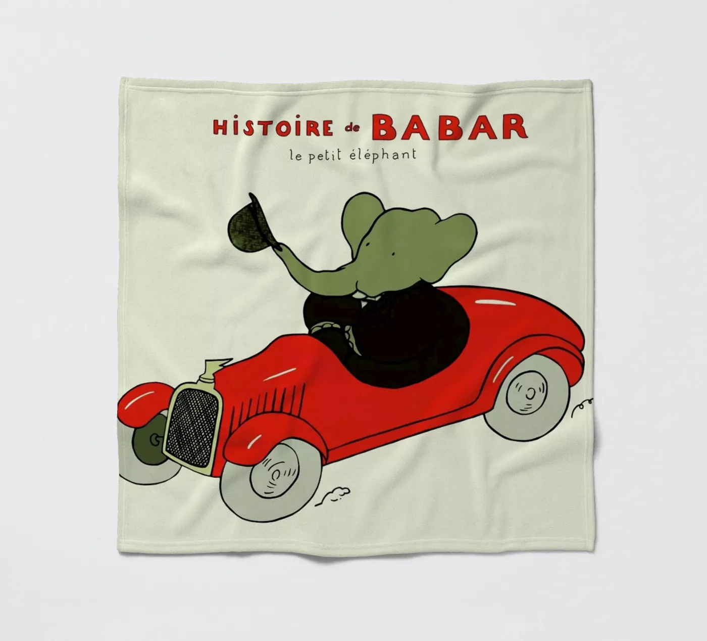 Babar's Car Fleecedecke von Little Flourishes