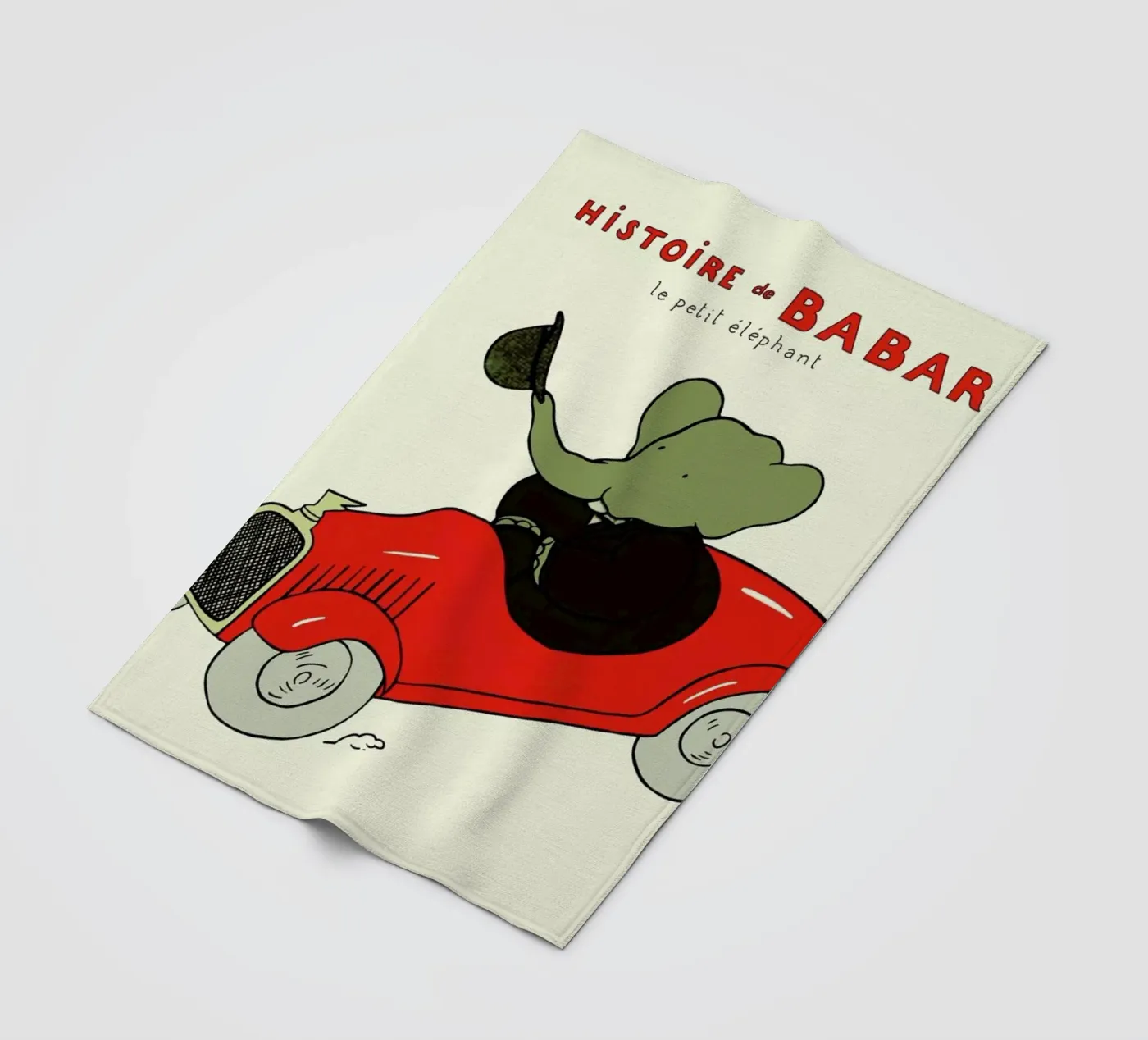 Babar's Car Fleecedecke von Little Flourishes