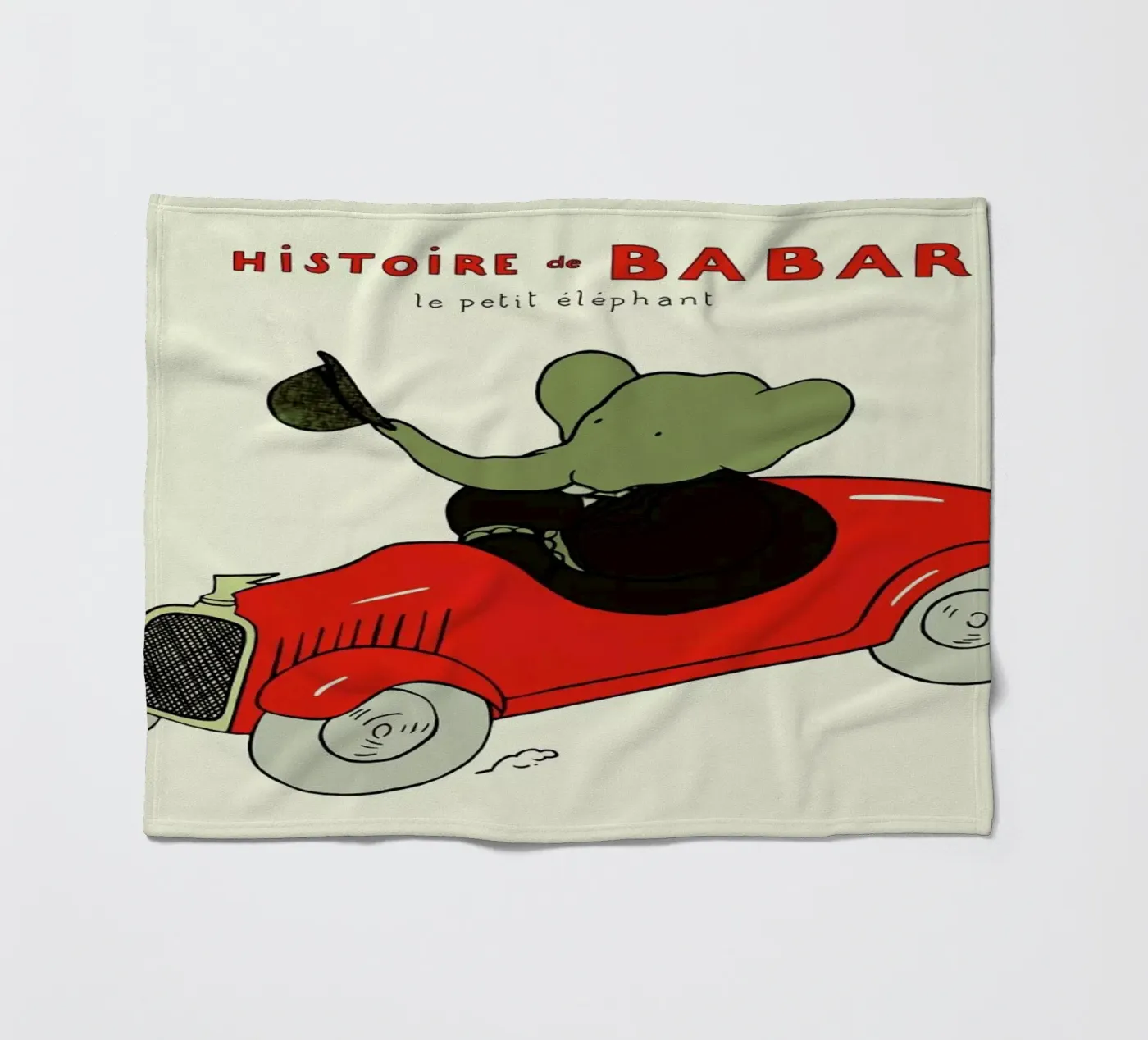 Babar's Car Fleecedecke von Little Flourishes