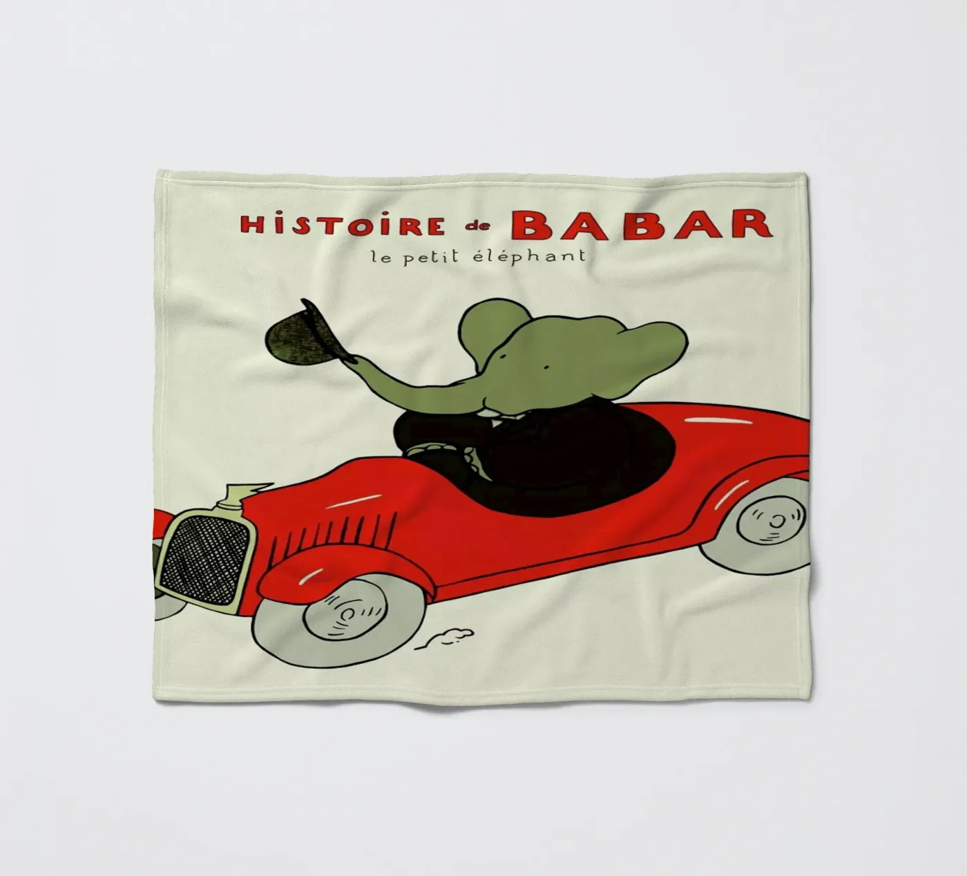 Babar's Car Fleecedecke von Little Flourishes