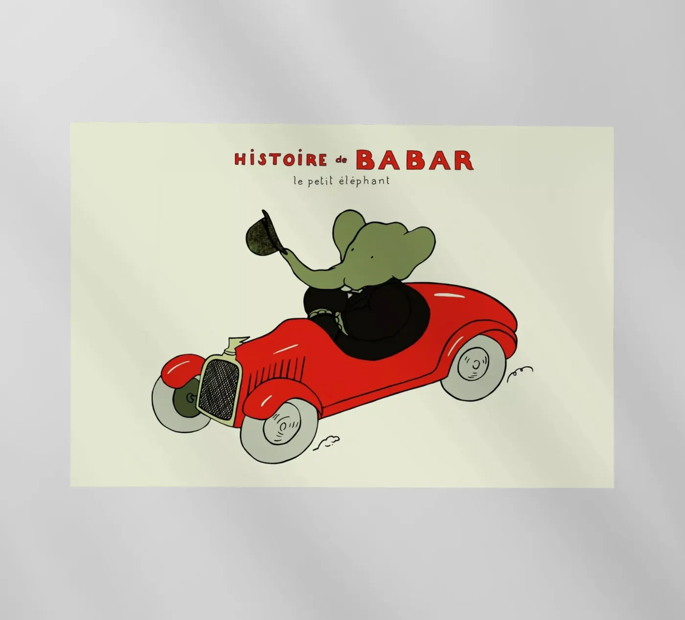 Babar's Car pellicola backlit da Little Flourishes
