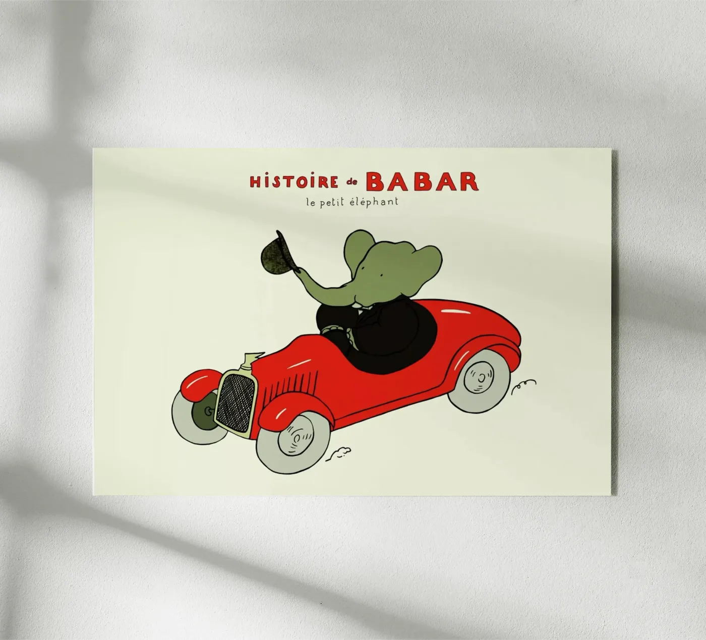 Babar's Car plexiglass da Little Flourishes