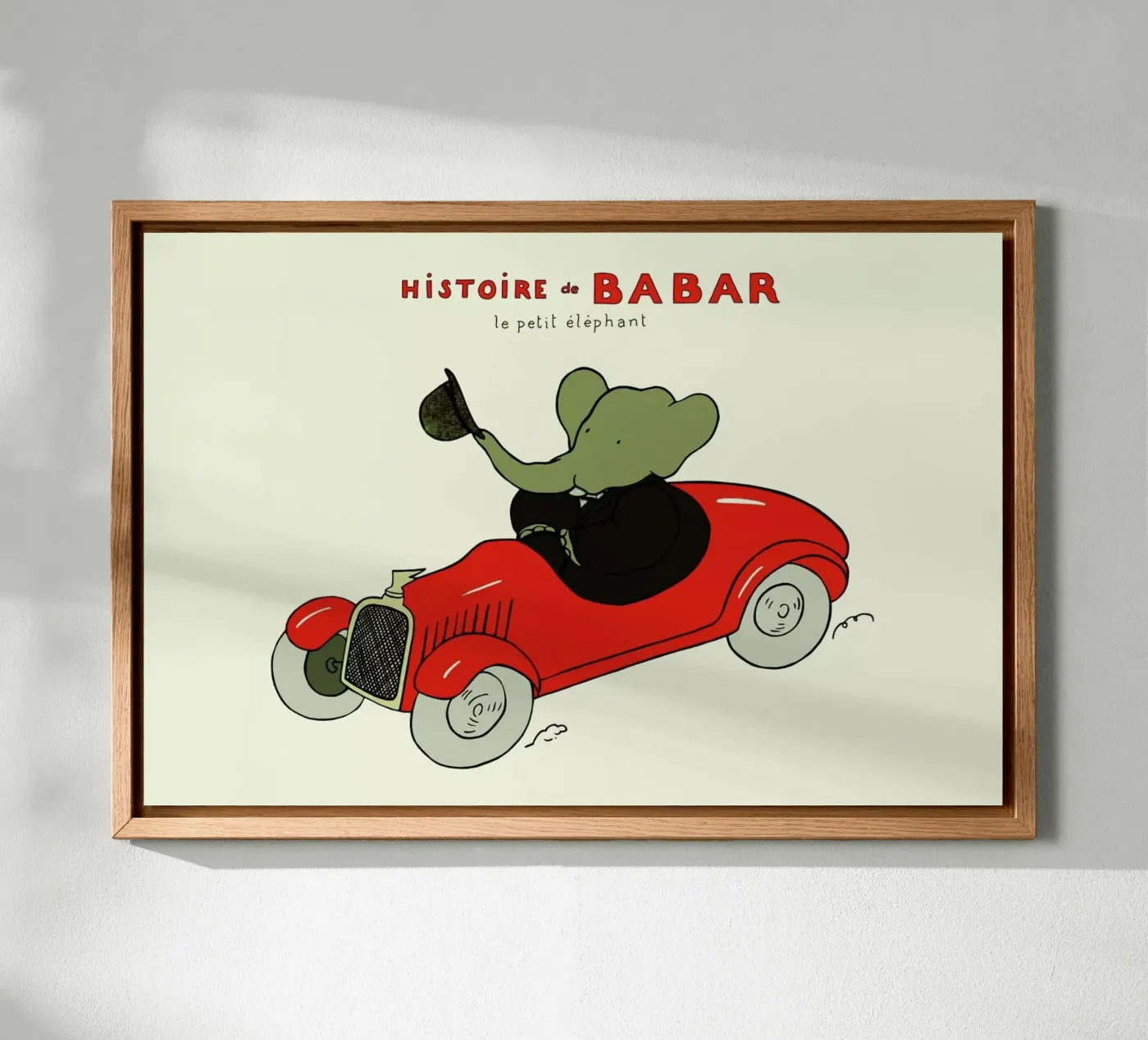 Babar's Car pannello forex da Little Flourishes