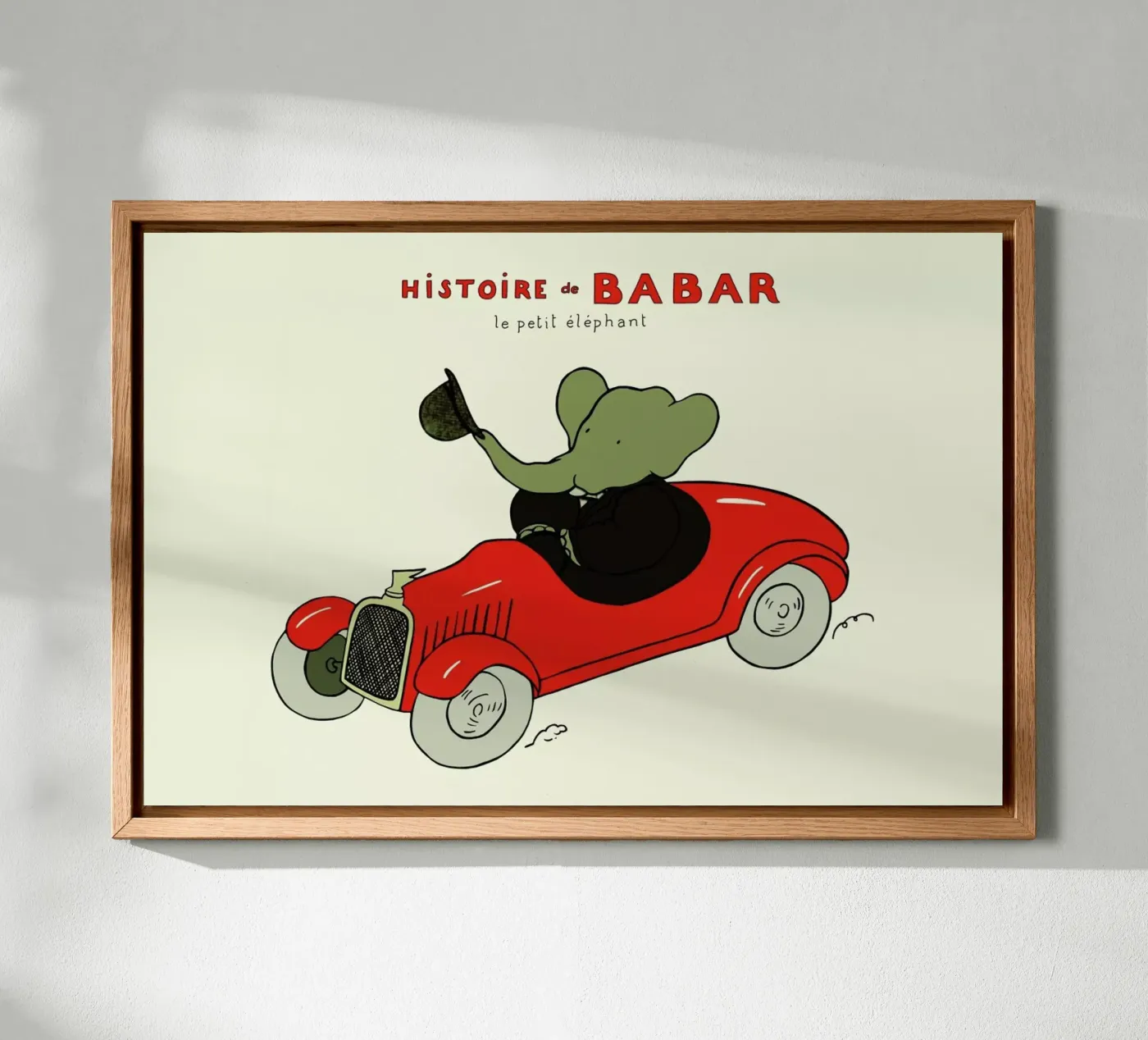 Babar's Car tela da Little Flourishes