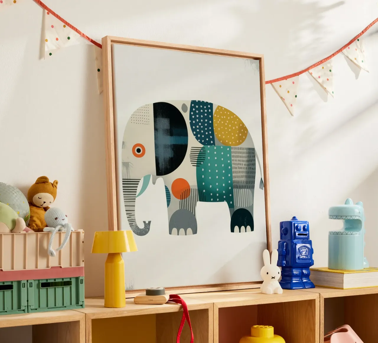 LUCKY ELEPHANT canvas by Klitzeklein