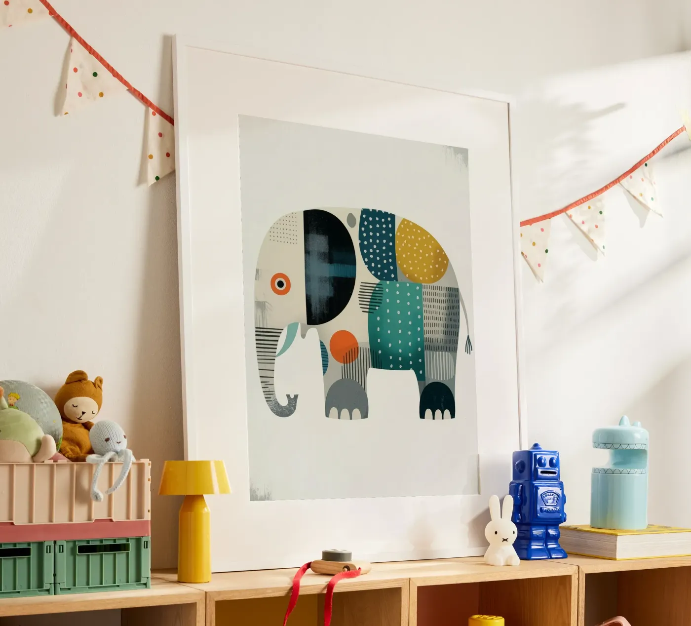 LUCKY ELEPHANT poster by Klitzeklein