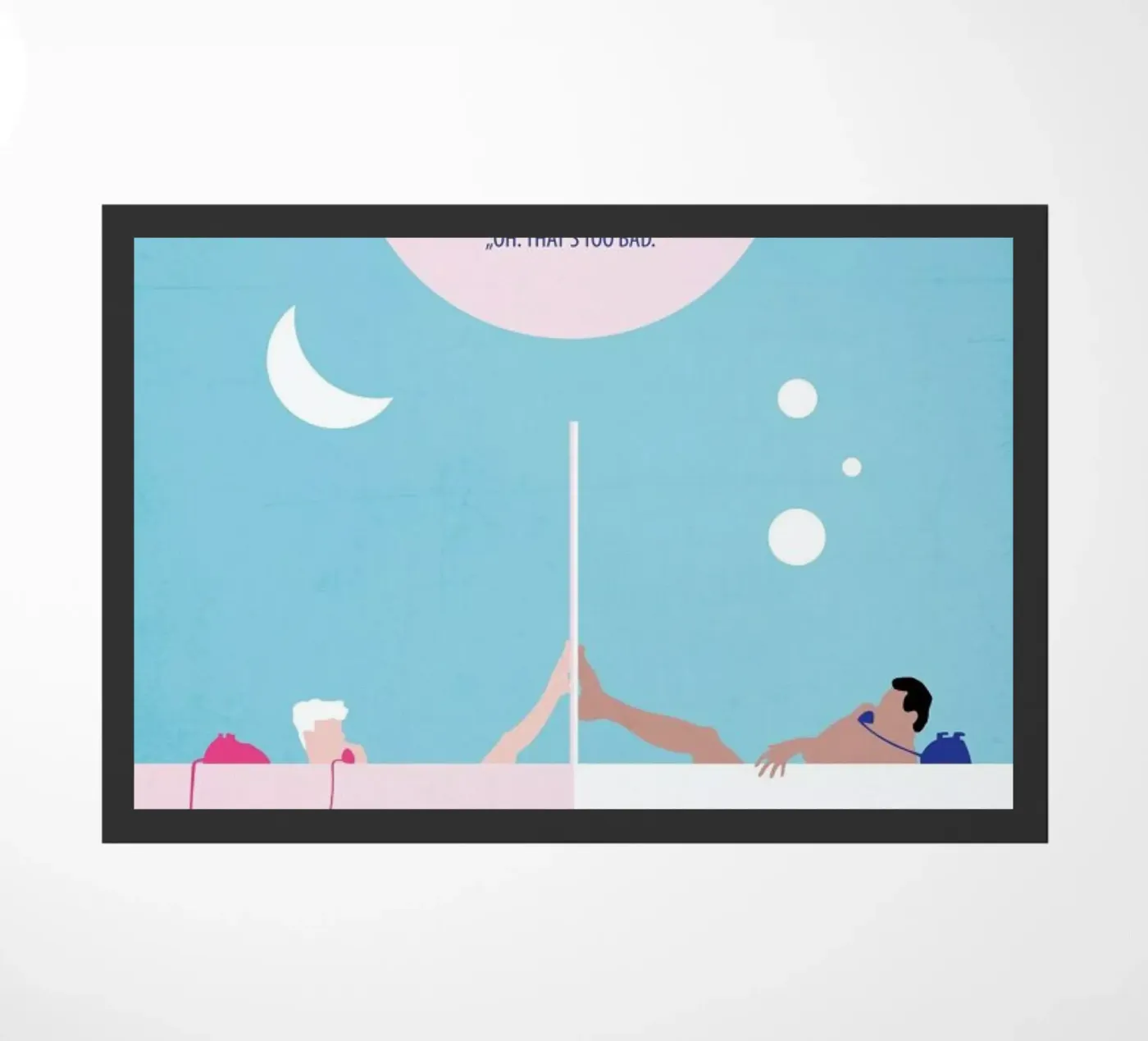 Pillow Talk doormat by Fräulein Fisher