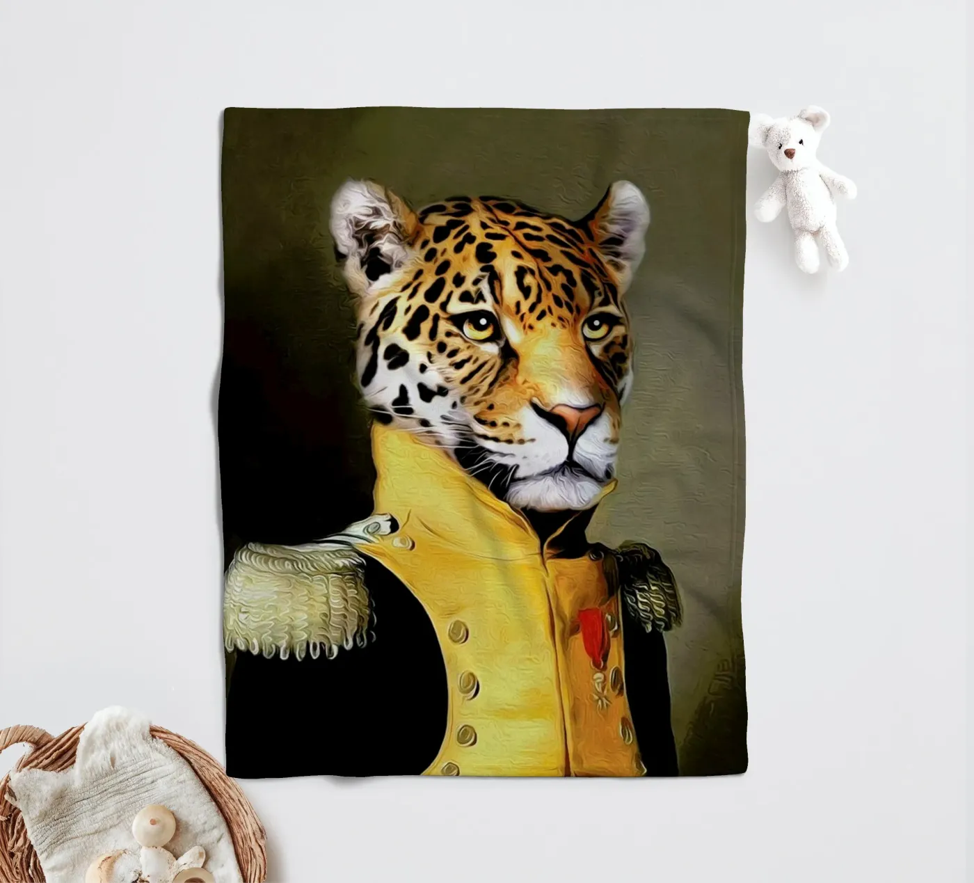 Solomon fleecedeken van Tein Lucasson