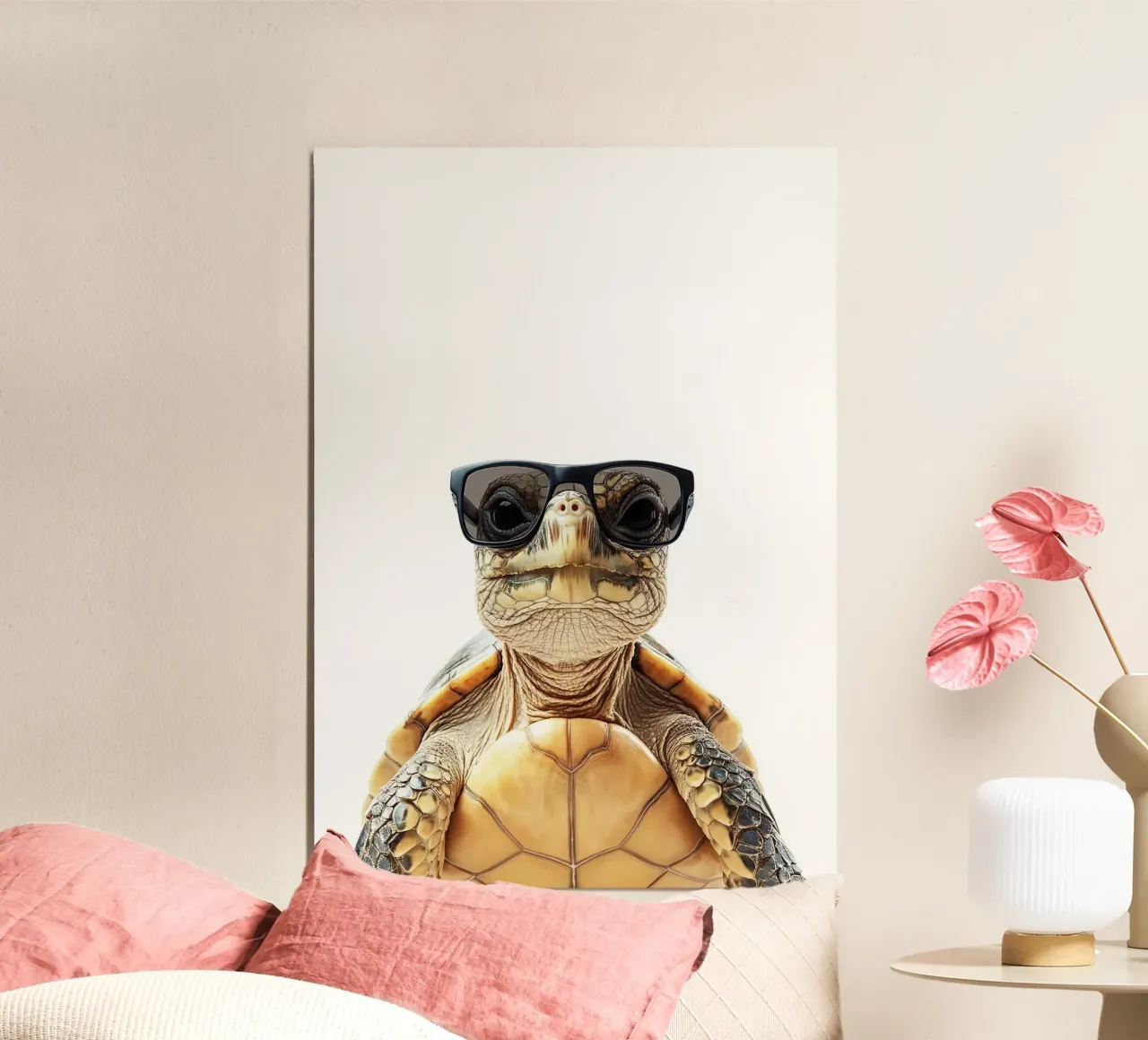 Cool Turtle in Sunglasses hahnemühle by Brandi N Huskey