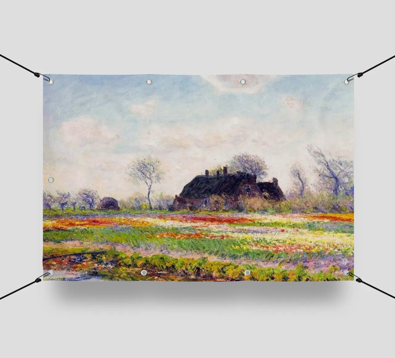 Claude Monet Tulip Fields telo in pvc da yossy