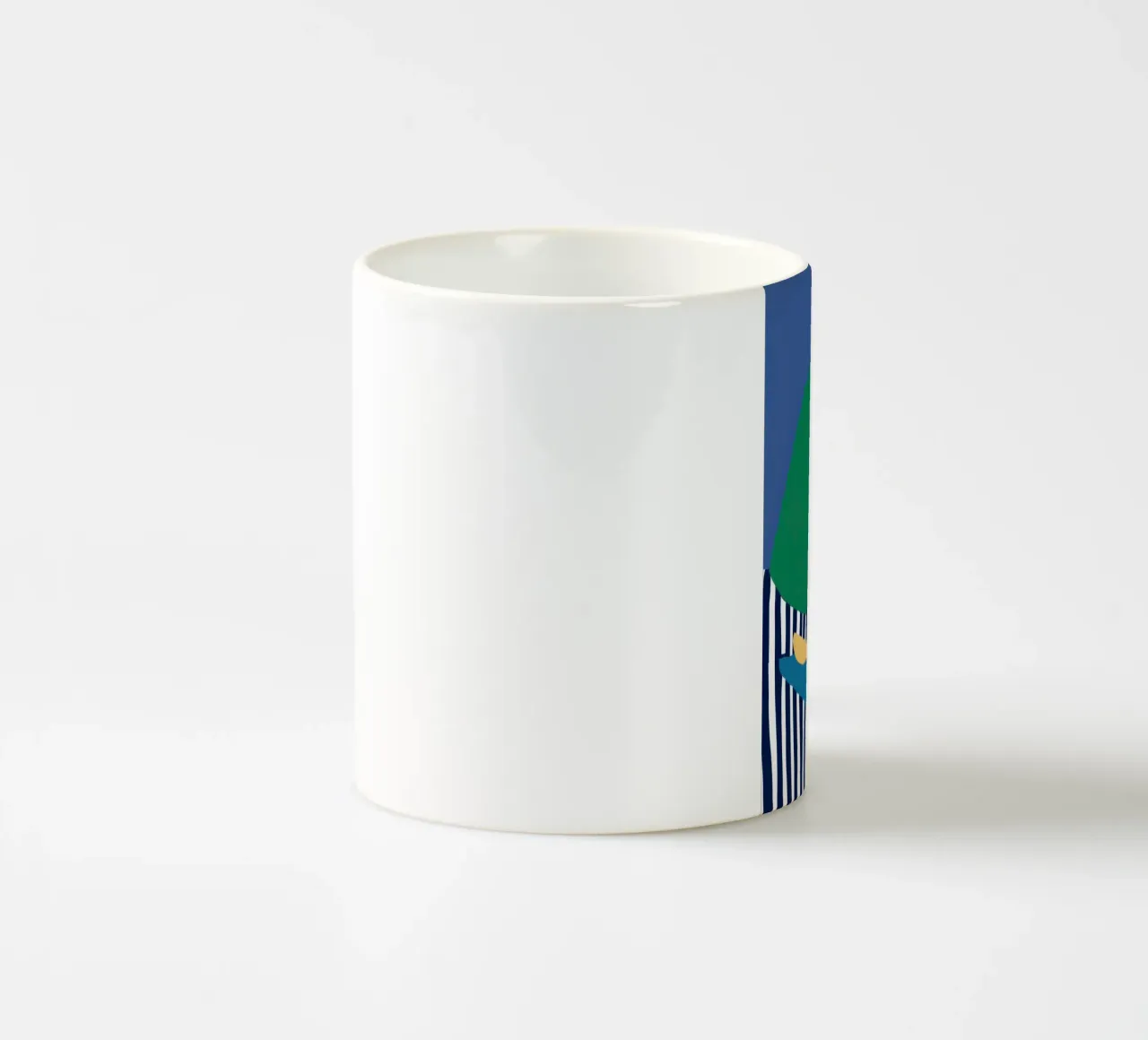 Gambe a righe Vino tazza in ceramica da Pale Aura