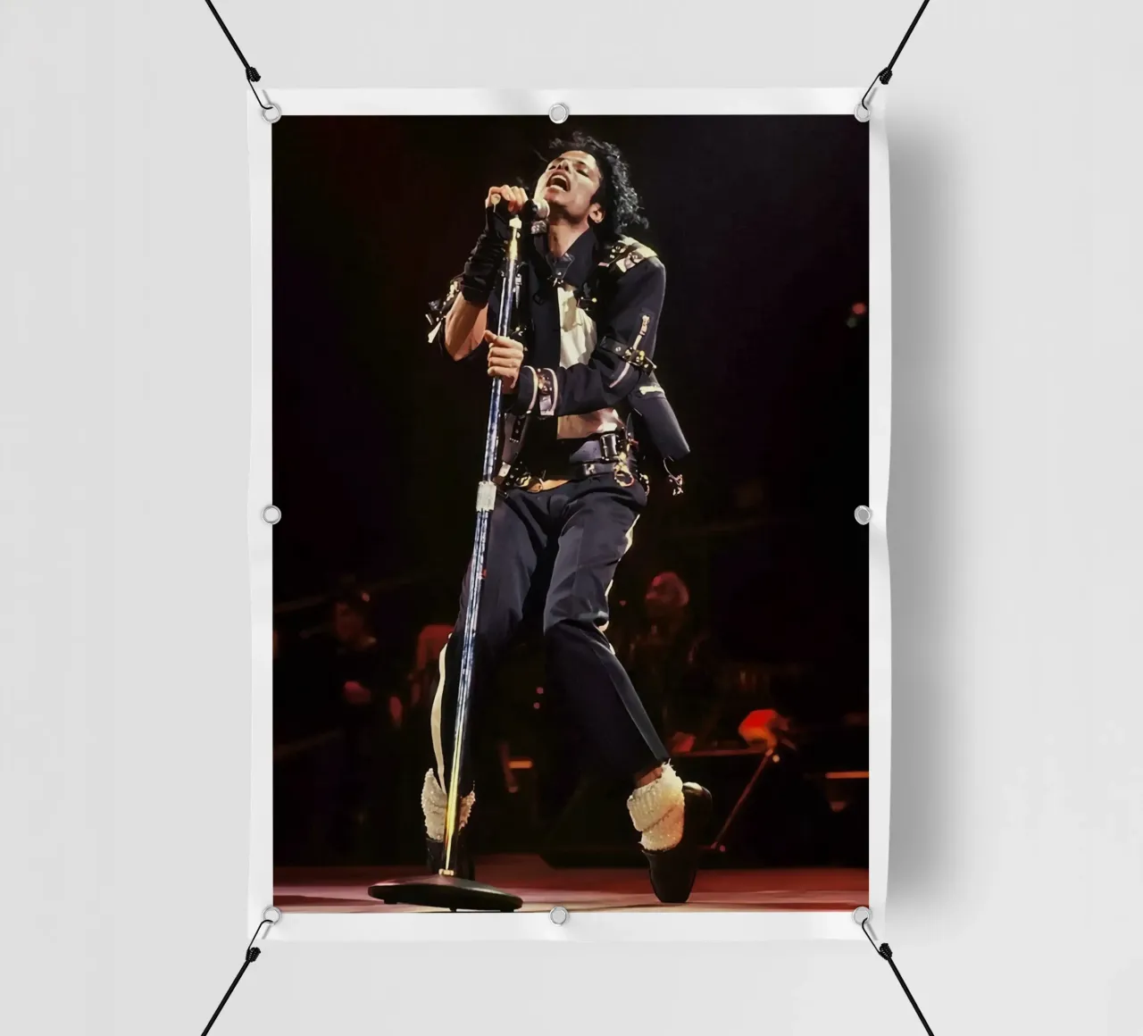 Concerto musicale e di danza Michael Jackson telo in pvc da wernoka