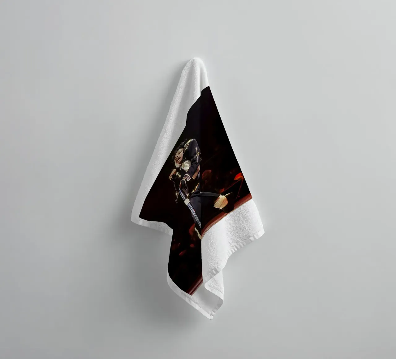 Concert musical and dance Michael Jackson towel by wernoka