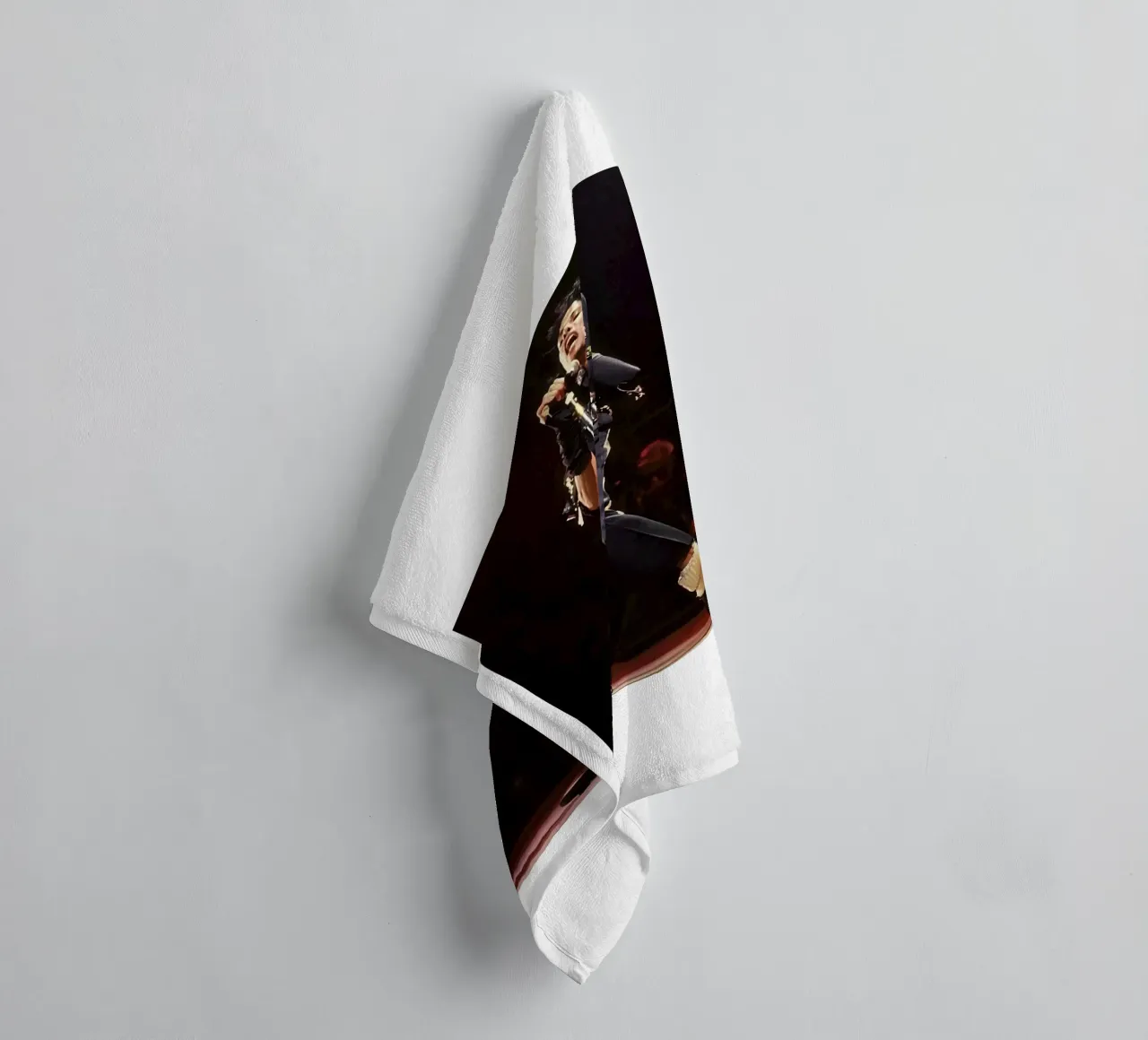 Concert musical and dance Michael Jackson towel by wernoka