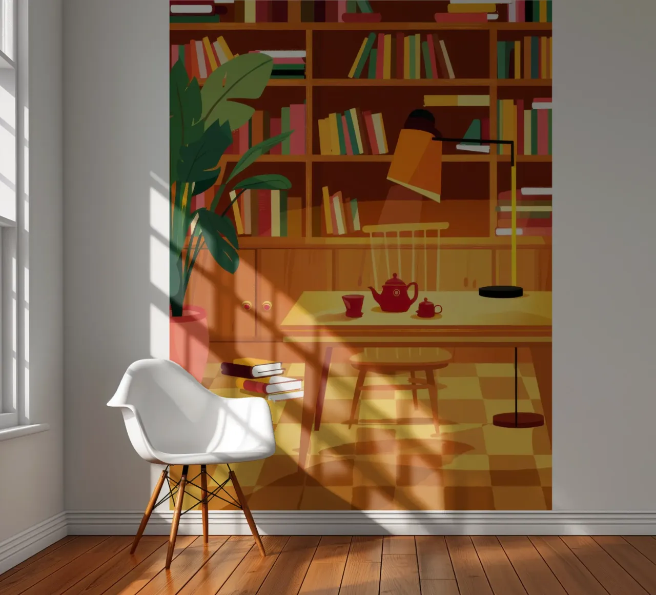Library Reading Nook photo wallpaper by Marigold Tiga