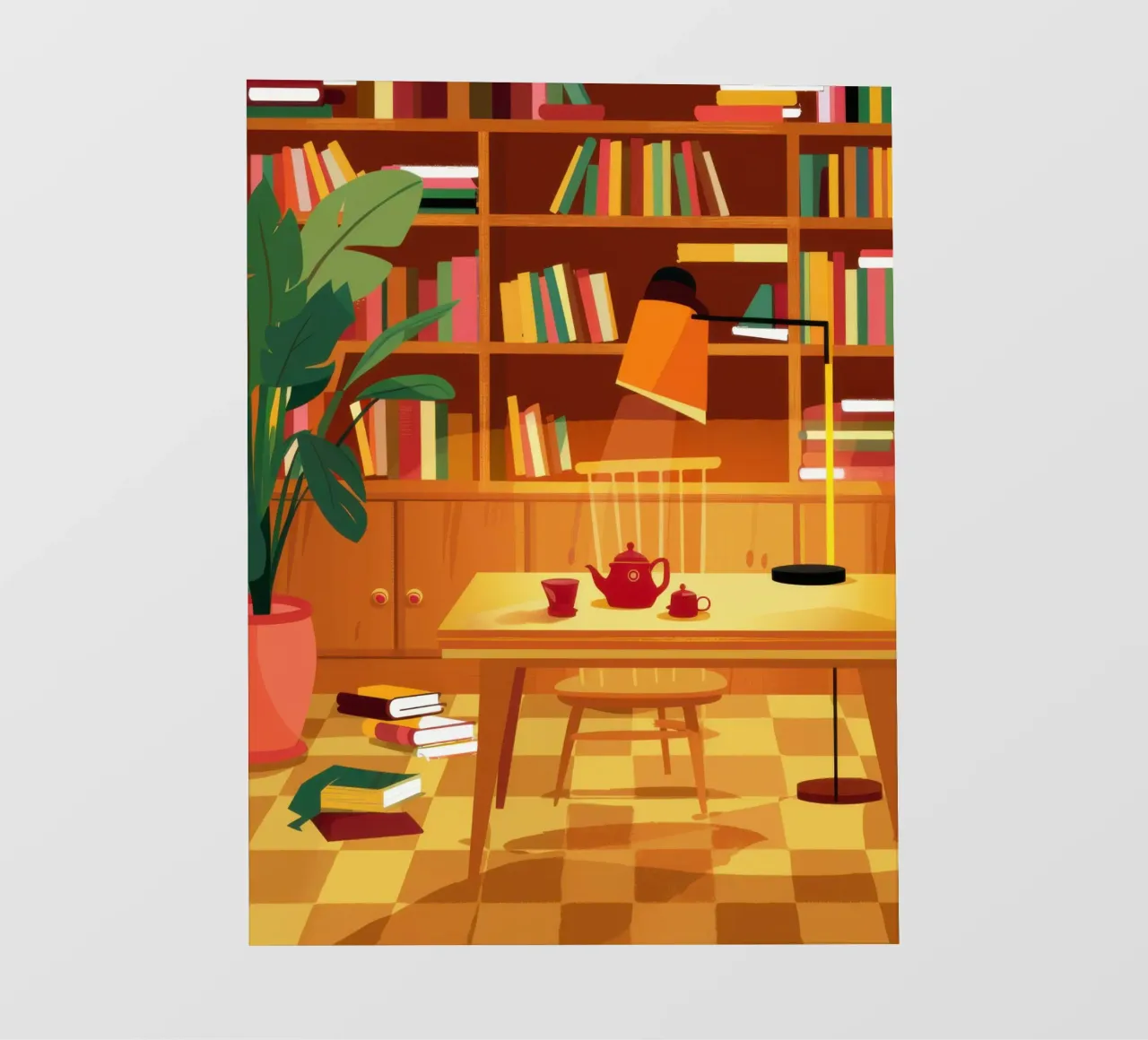 Library Reading Nook photo wallpaper by Marigold Tiga