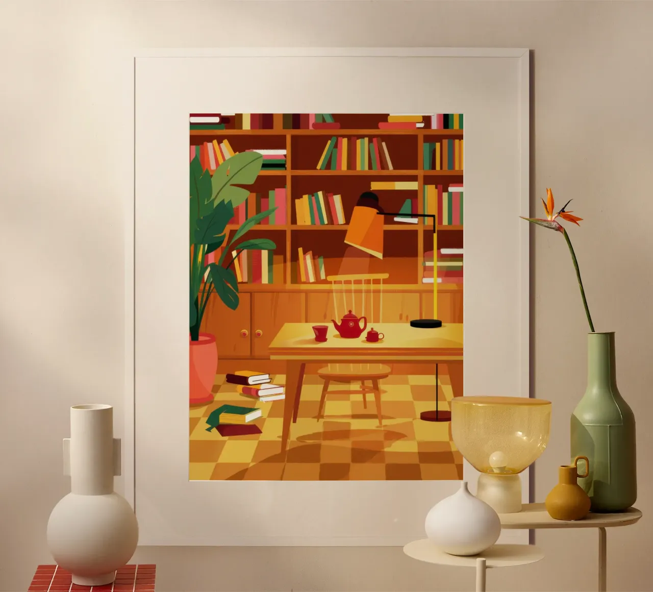 Library Reading Nook hahnemühle by Marigold Tiga