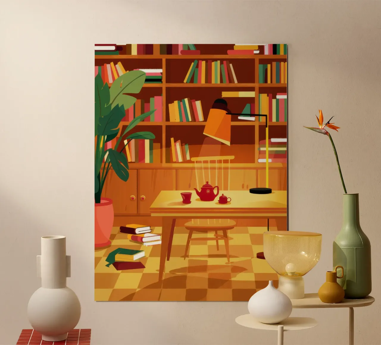 Library Reading Nook hahnemühle by Marigold Tiga