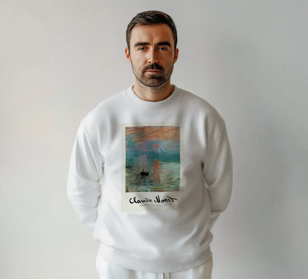 Monet – Signed Impression felpa da Vintage by JUNIQE