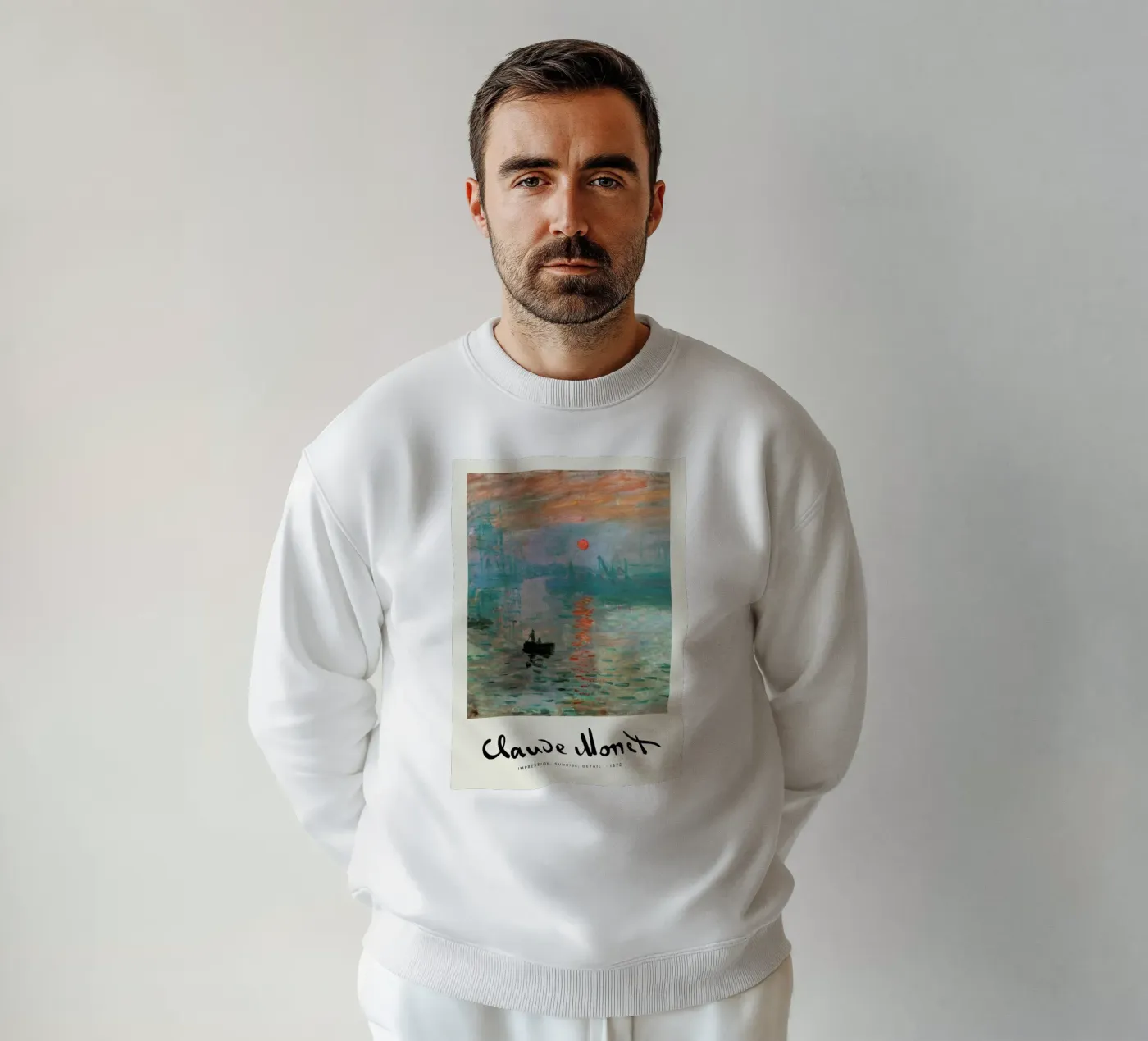 Monet – Signed Impression felpa da Vintage by JUNIQE