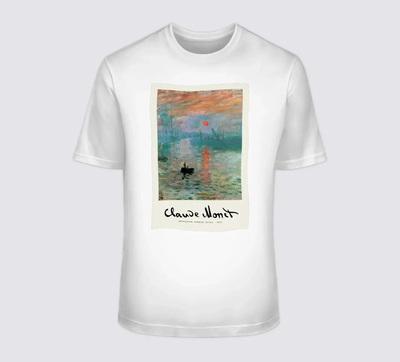 Monet – Signed Impression t-shirt da Vintage by JUNIQE