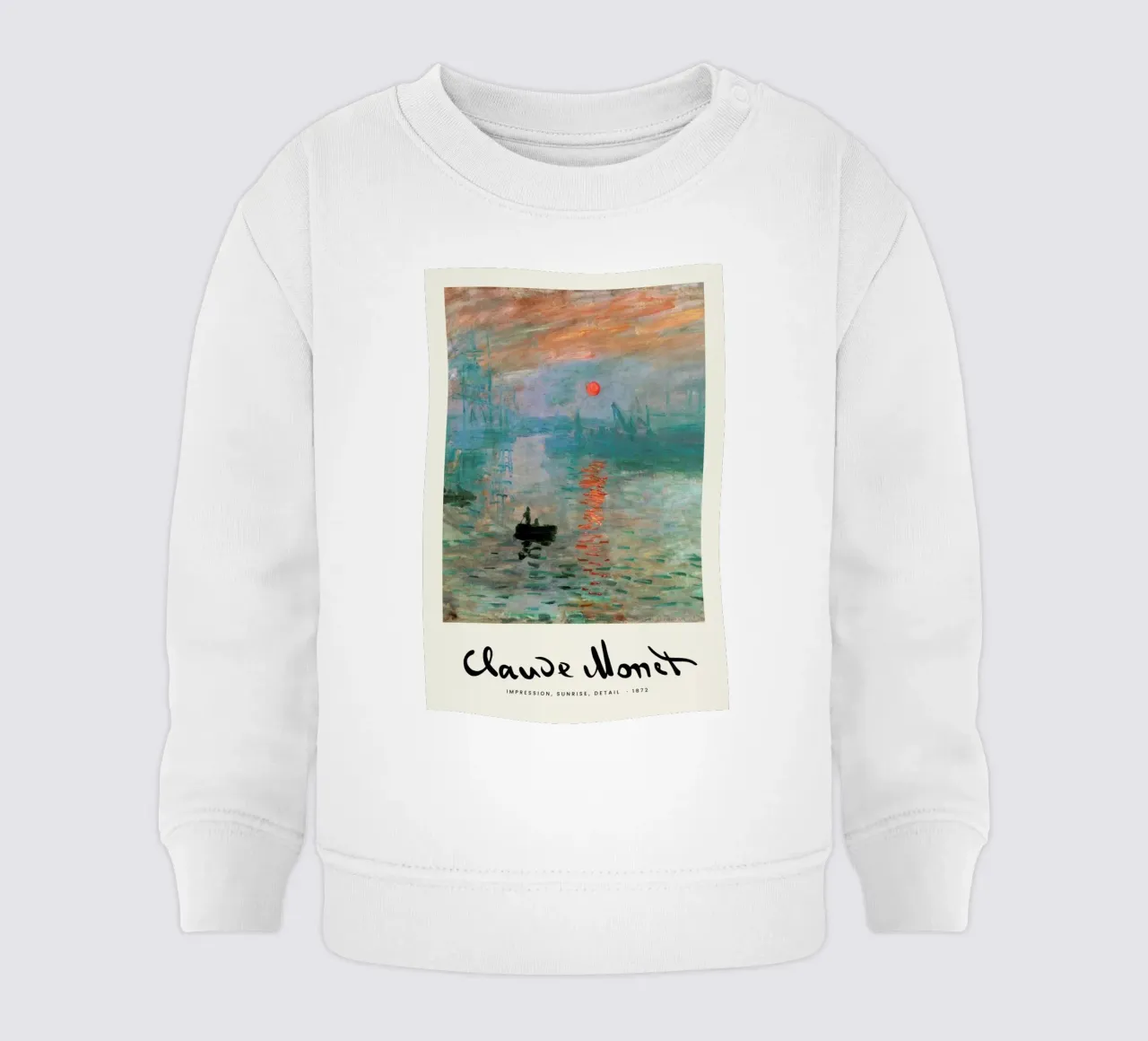 Monet – Signed Impression baby sweatshirt by Vintage by JUNIQE