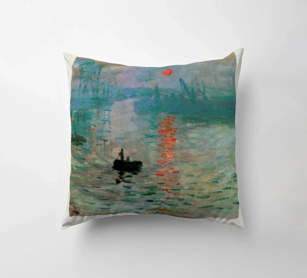 Monet – Signed Impression cuscino da Vintage by JUNIQE