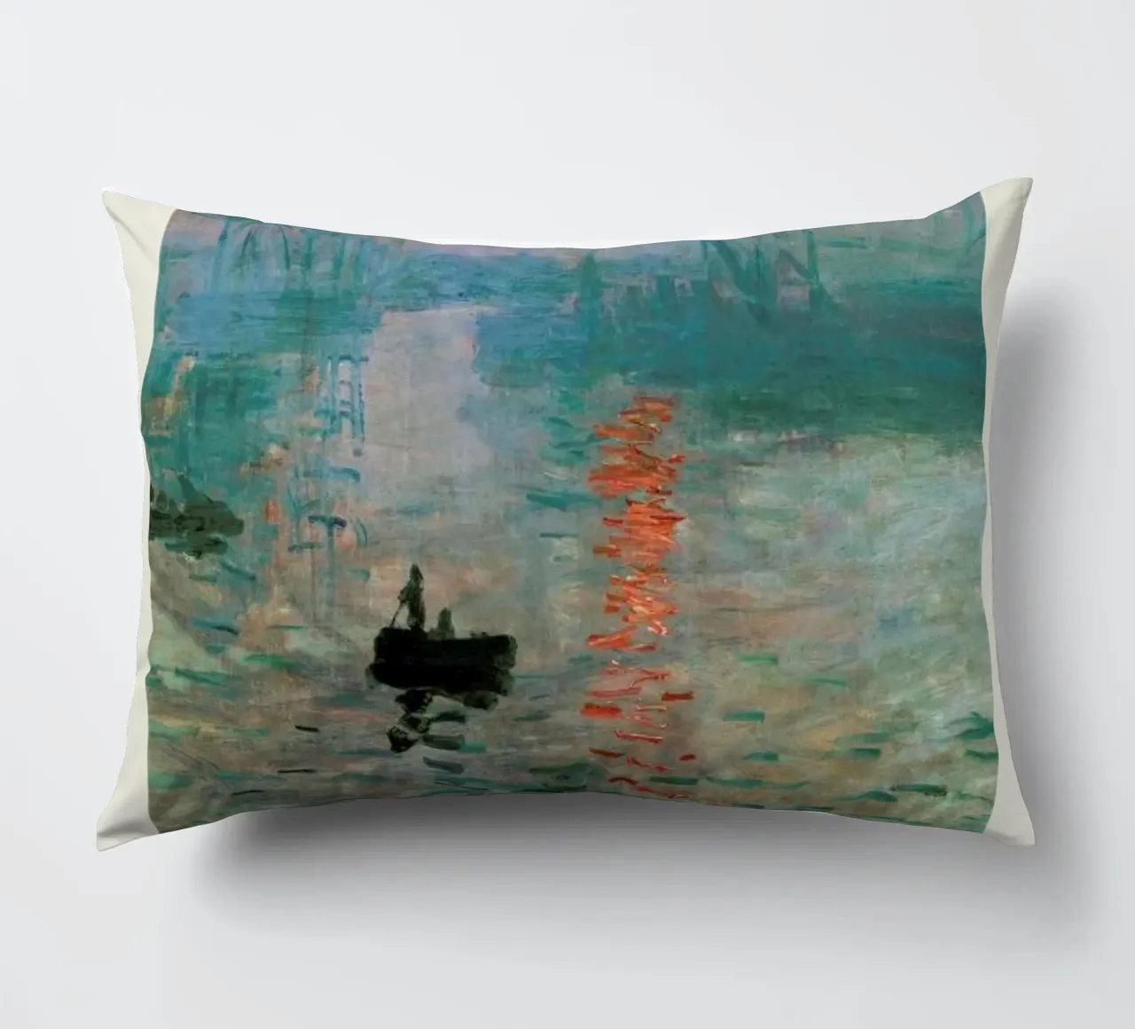 Monet – Signed Impression cuscino da Vintage by JUNIQE