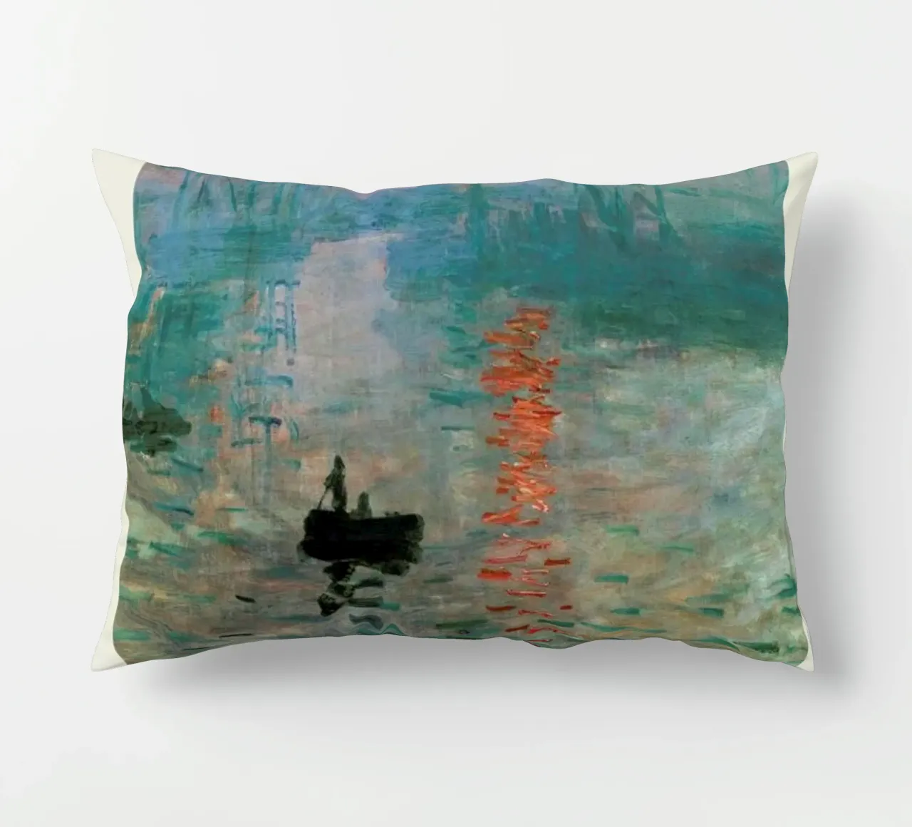Monet – Signed Impression cuscino da Vintage by JUNIQE